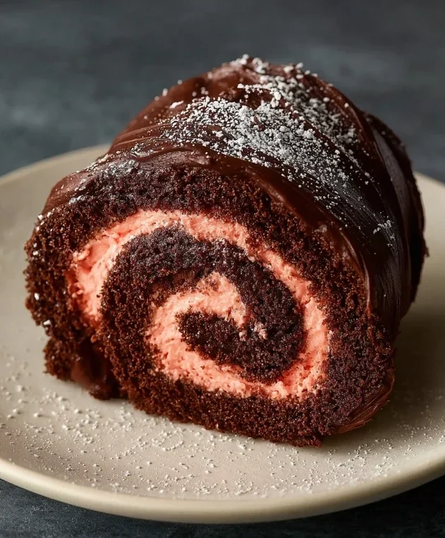 Easy Chocolate Swiss Roll