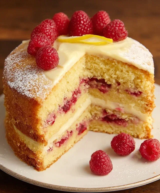 Raspberry Lemon Cake