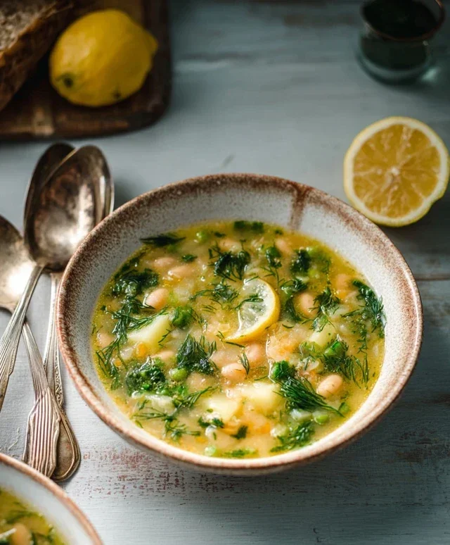Lemon-Dill White Bean & Potato Soup