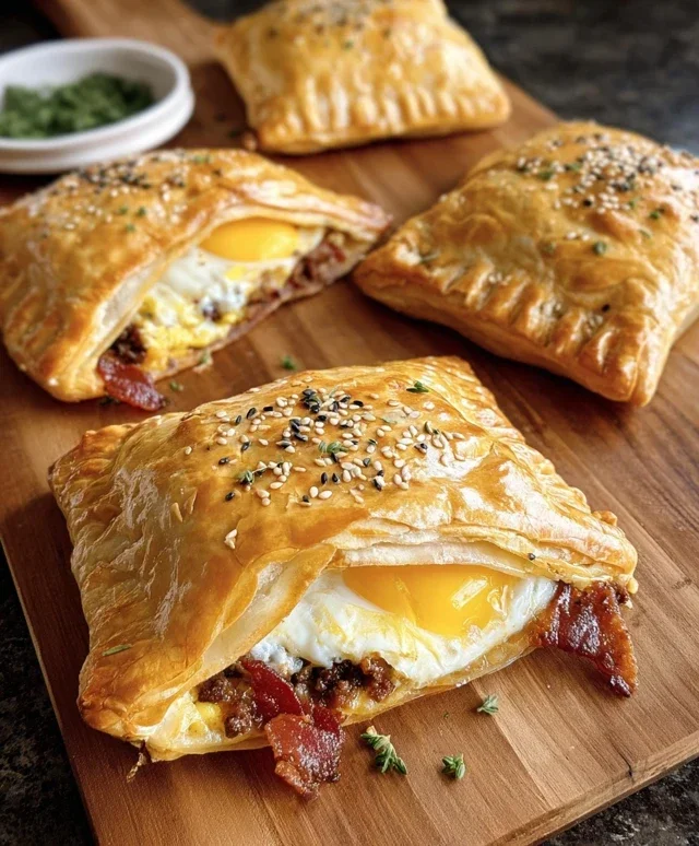 Breakfast Pockets Beef Beef Bacon Egg