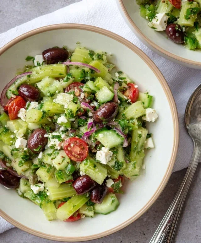 Mediterranean Celery Salad