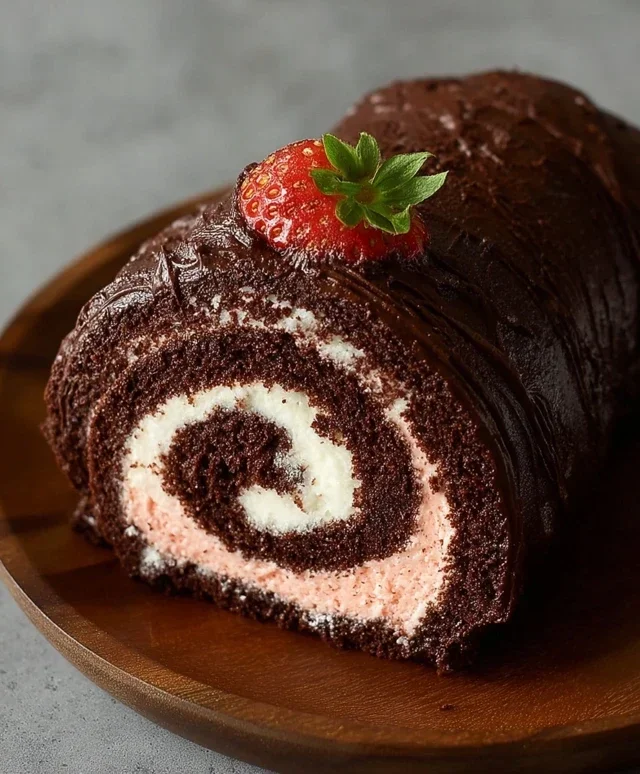 Easy Chocolate Swiss Roll