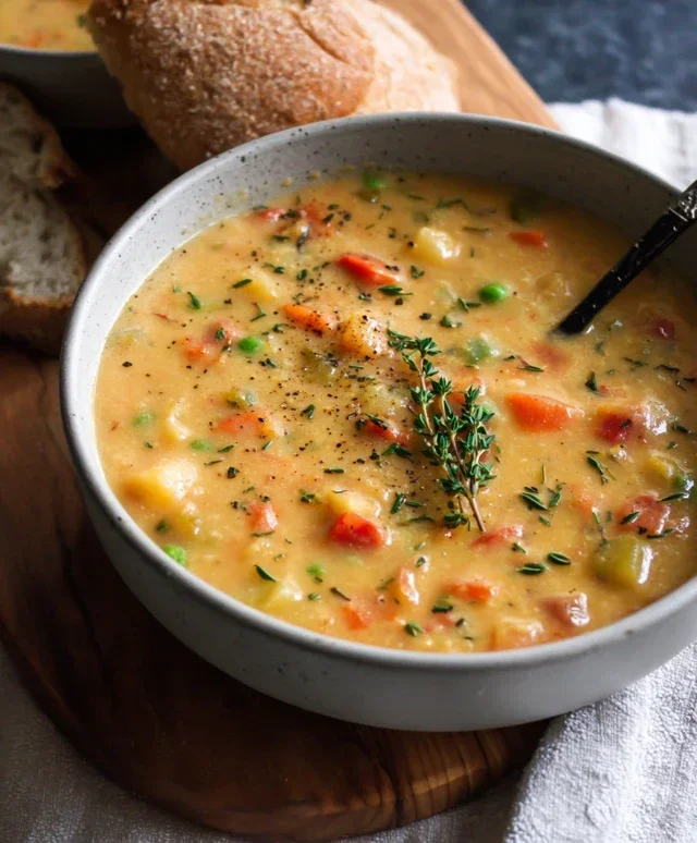 One-Pot Creamy Vegetable Soup