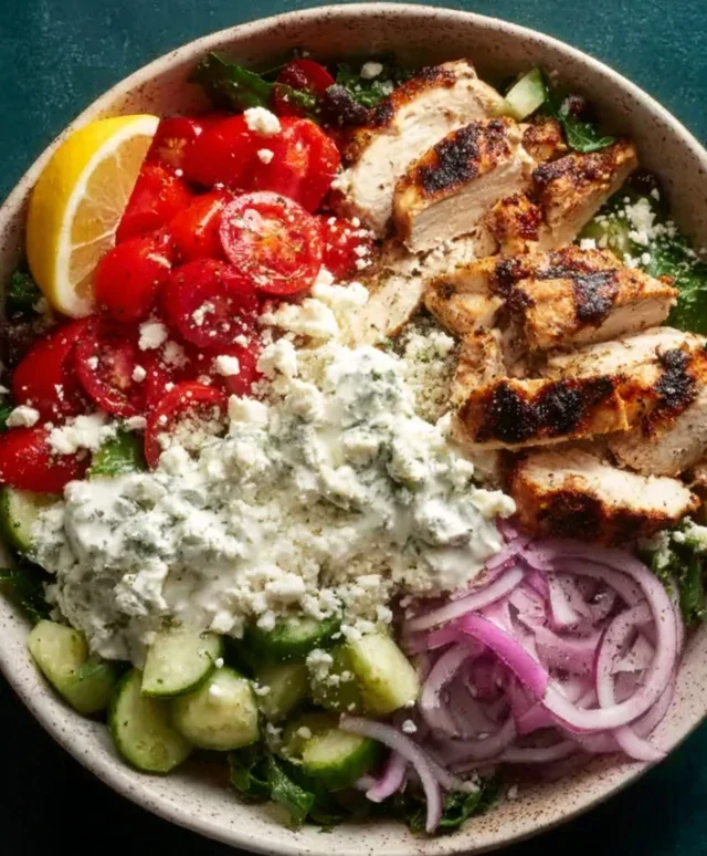 Greek Chicken Bowls