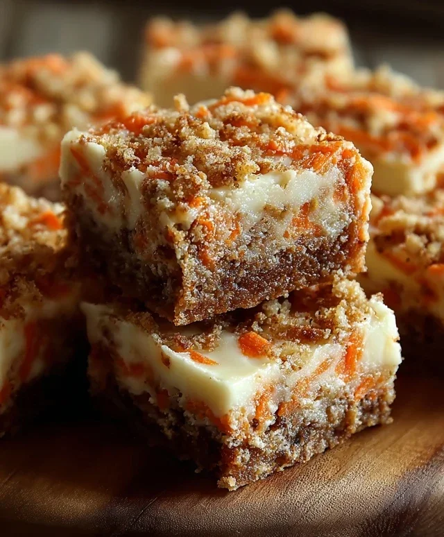 Irresistibly Indulgent Carrot Cake Cream Cheese Bars