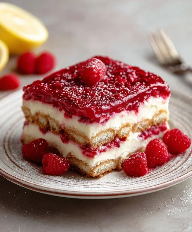 Raspberry Tiramisu