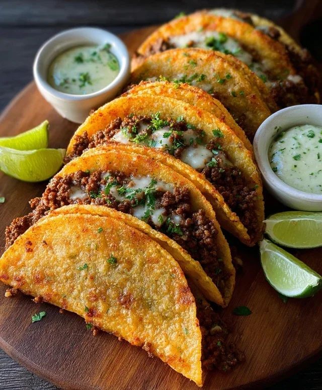 Crispy Ground Beef Tacos
