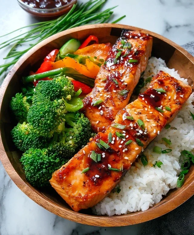 Meal Prep Teriyaki Salmon Rice Bowls