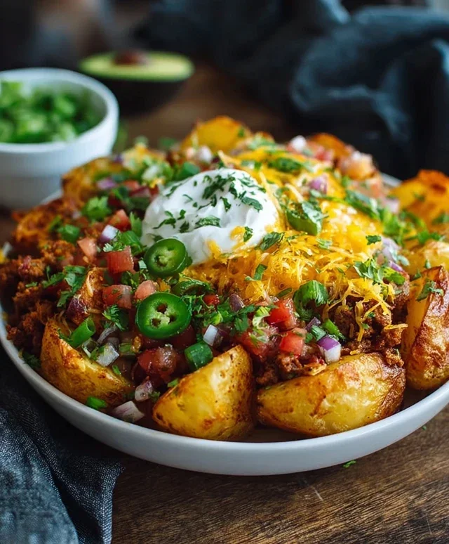 Loaded Potato Taco Bowl