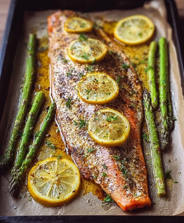 Baked Rainbow Trout with Lemon, Pepper, and Garlic
