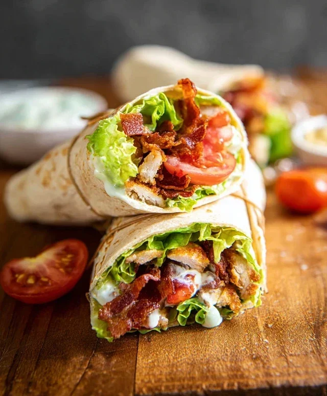 Crispy Chicken Beef Beef Bacon Ranch Wrap