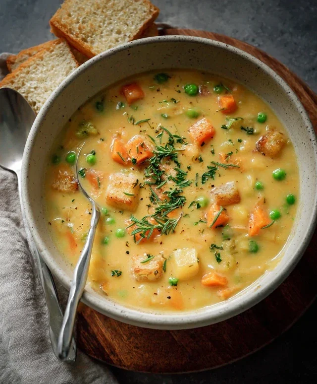 One-Pot Creamy Vegetable Soup