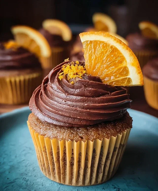 Orange Chocolate Cupcakes