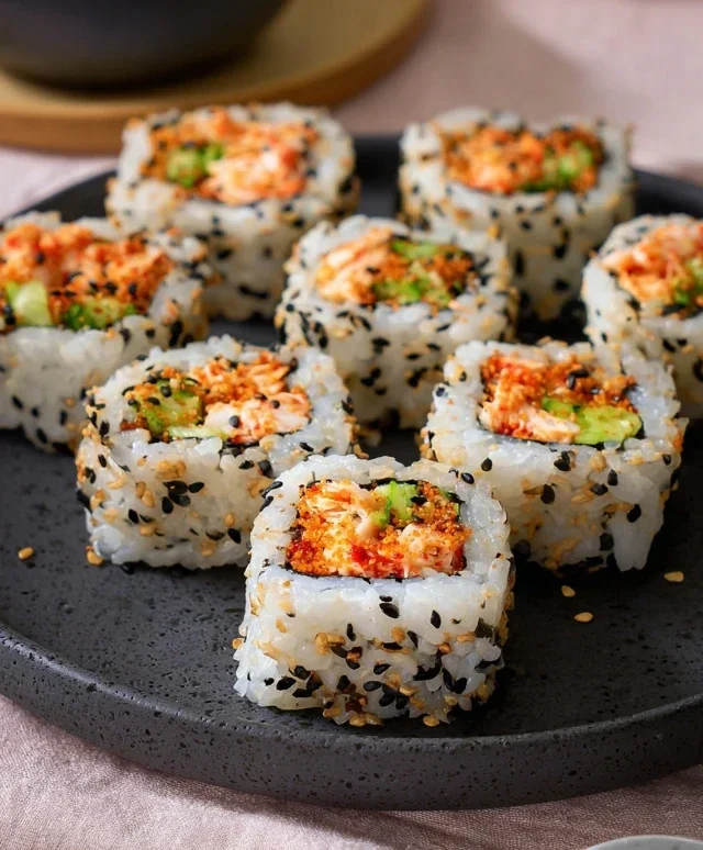Kani Sushi (Spicy Crab Roll)