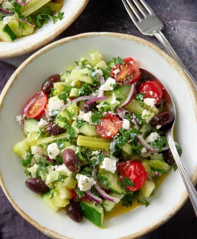 Mediterranean Celery Salad