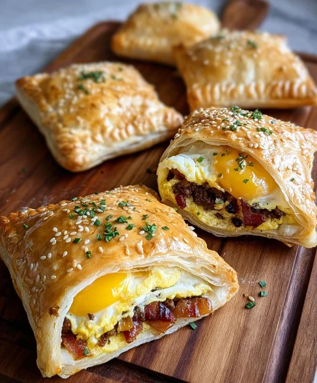 Breakfast Pockets Beef Beef Bacon Egg