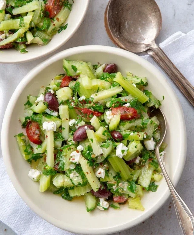 Mediterranean Celery Salad