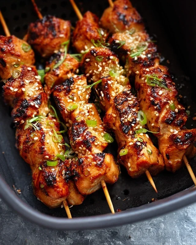 Bang Bang Chicken Skewers