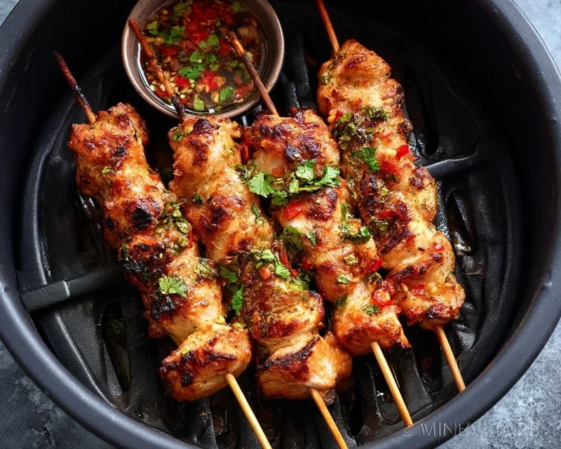 Bang Bang Chicken Skewers