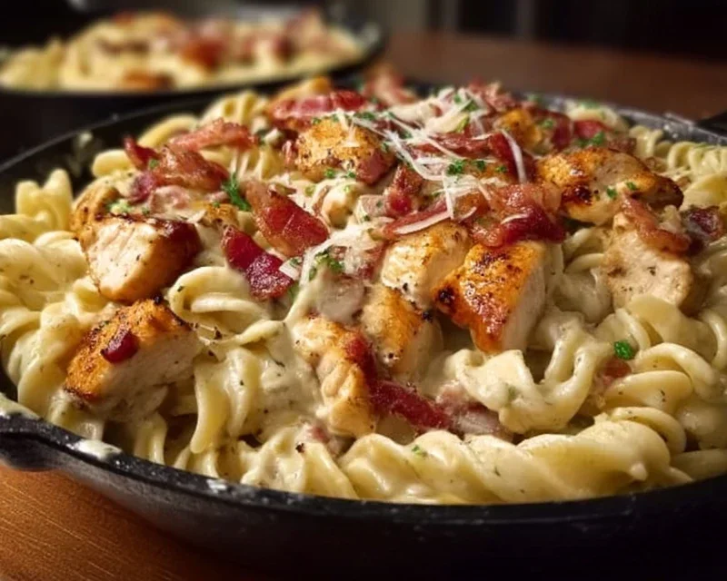 Chicken Beef Beef Bacon Ranch Pasta