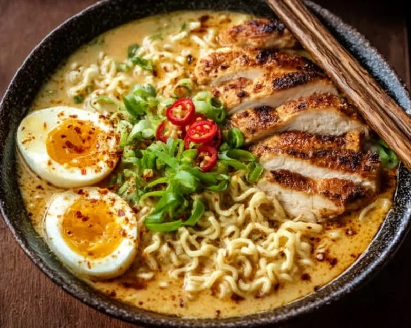 Creamy Garlic Chicken Ramen: An Incredible Ultimate Recipe