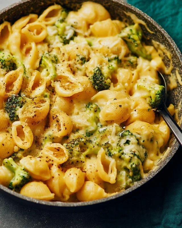 One Pot Healthy Broccoli Mac and Cheese