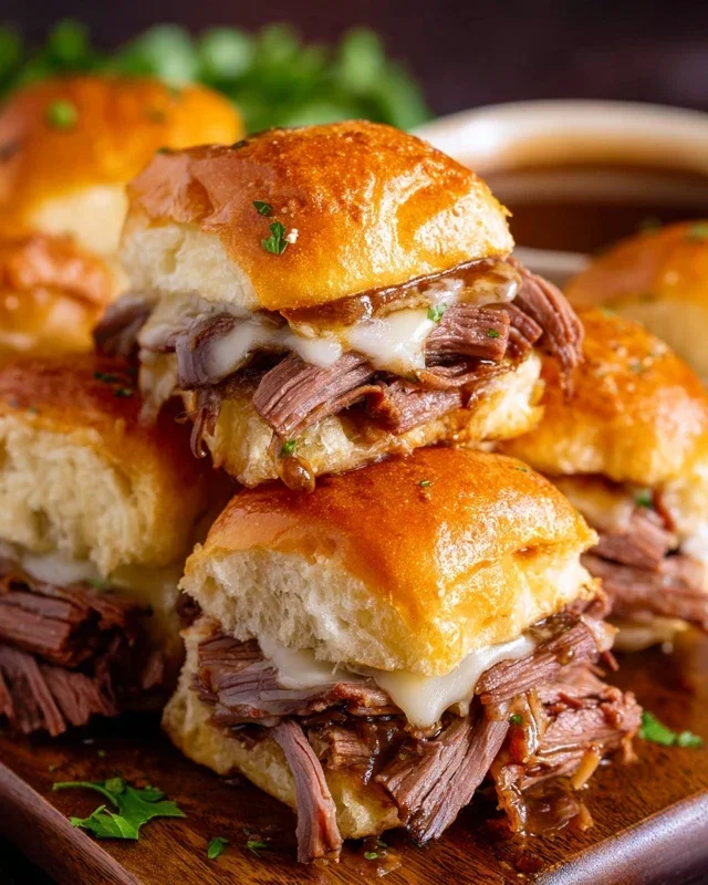Easy French Dip Sliders Recipe