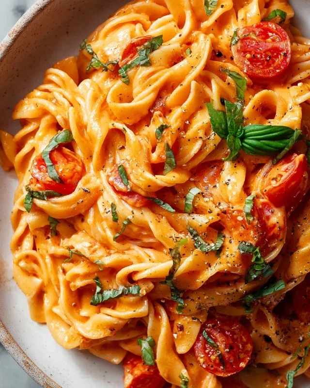 Easy One Pot Creamy Tomato Pasta