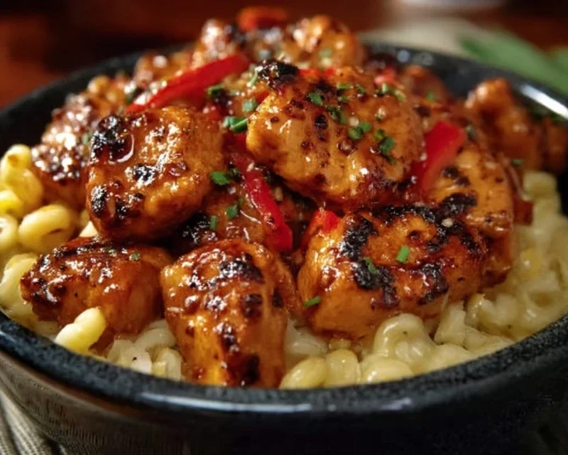 Sweet and Spicy Honey Pepper Chicken