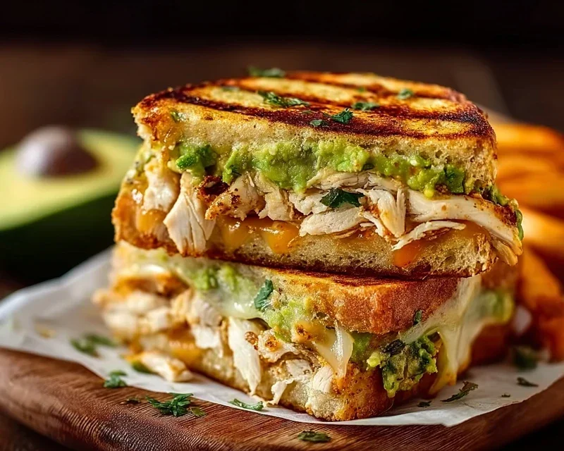 Chicken Avocado Melt Sandwich