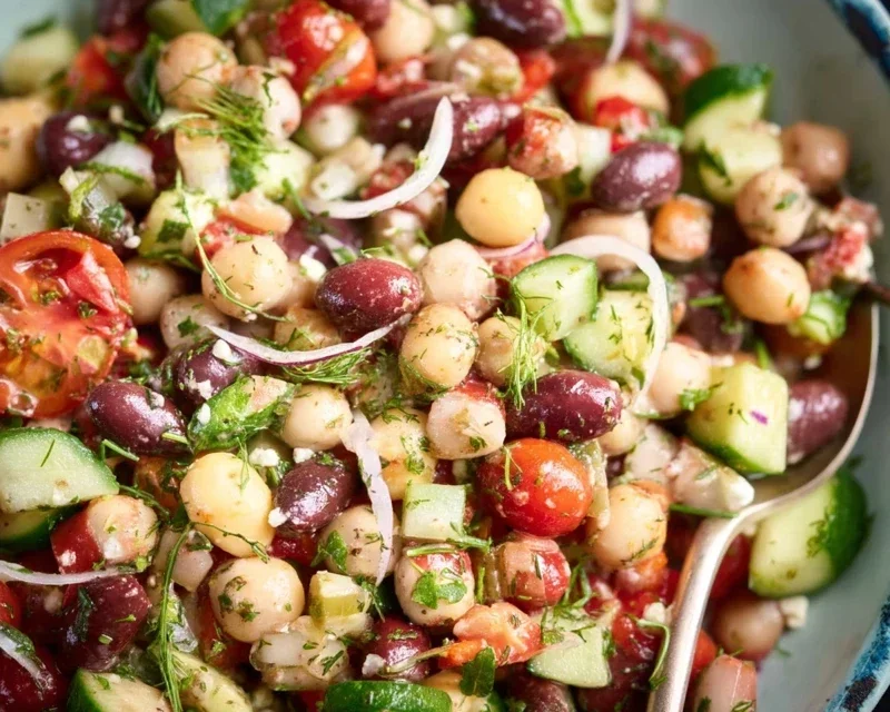 Mediterranean Bean Salad