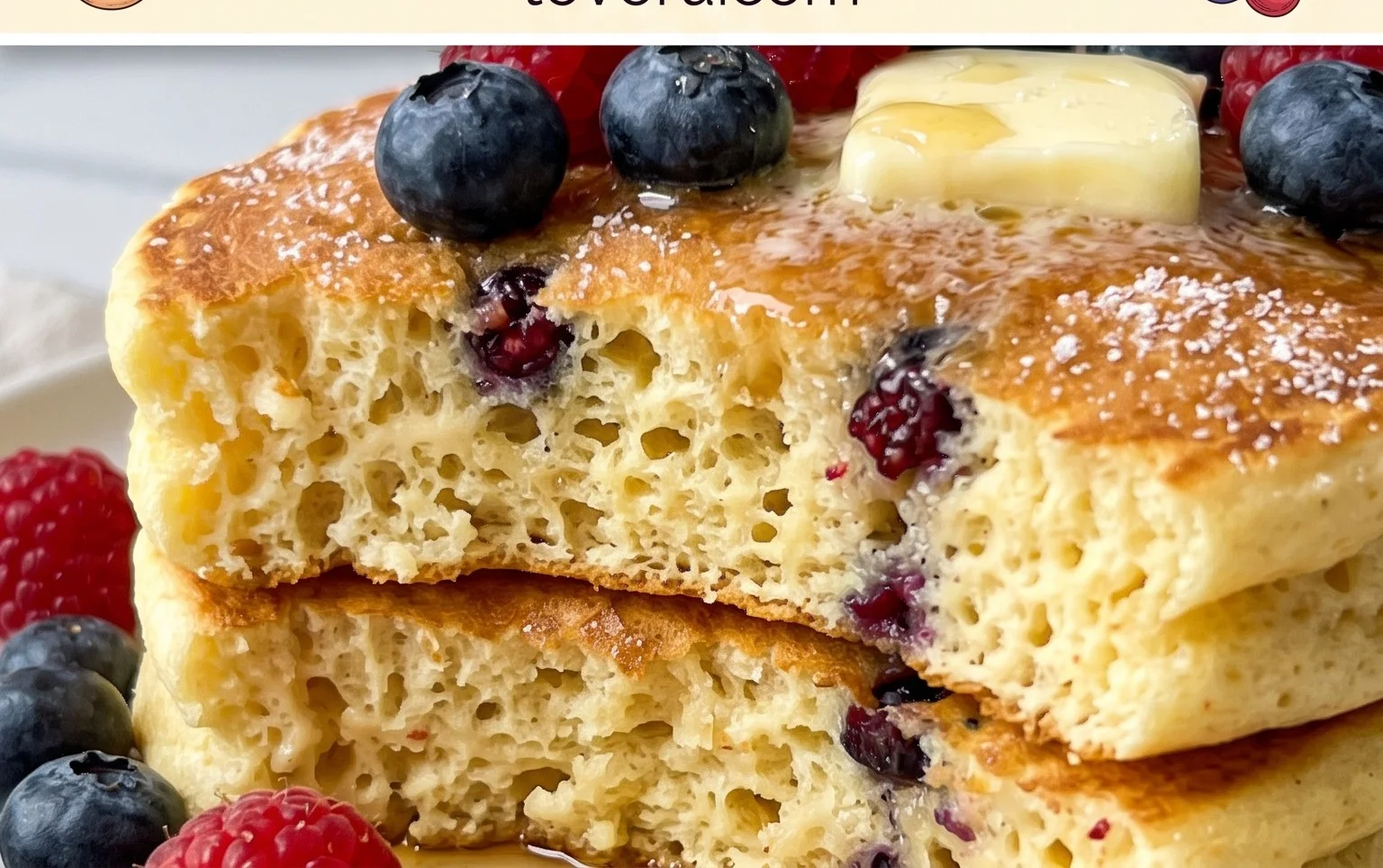 Fluffy Japanese Soufflé Pancakes