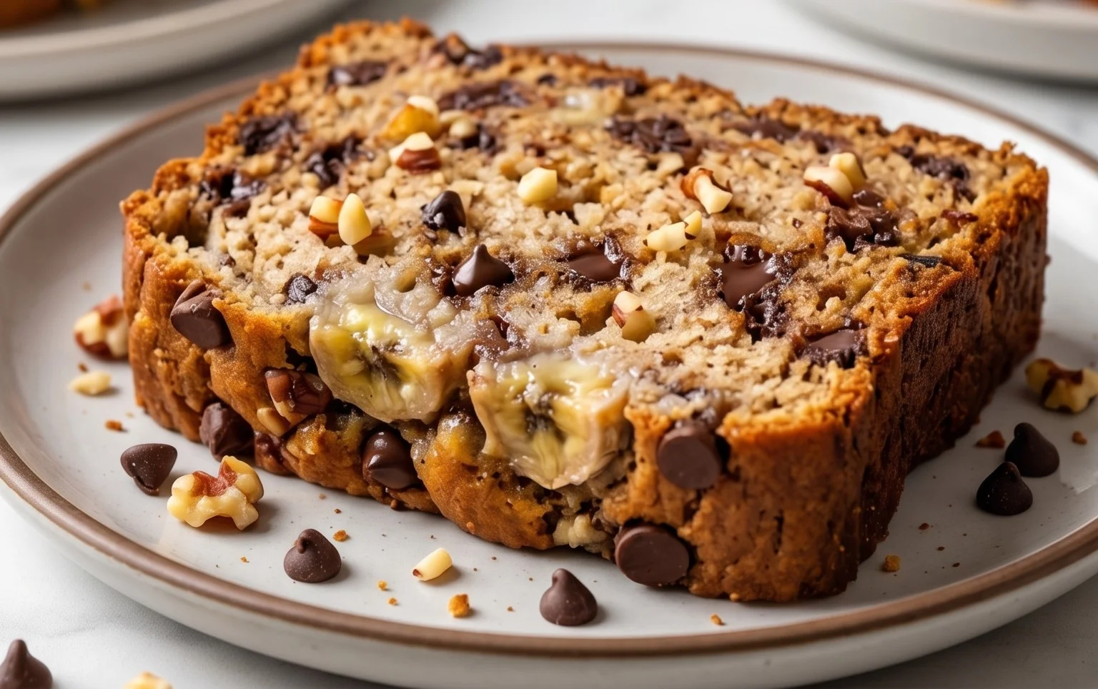 Easy Chocolate Chip Banana Bread