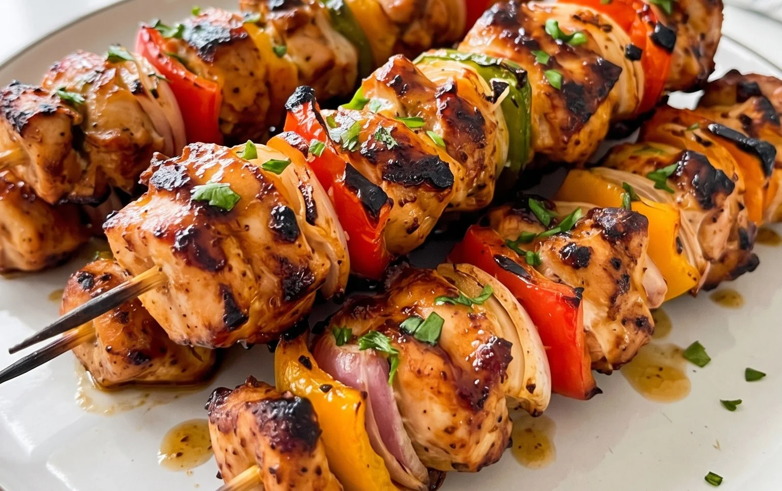 Air Fryer Chicken Skewers (VIDEO)