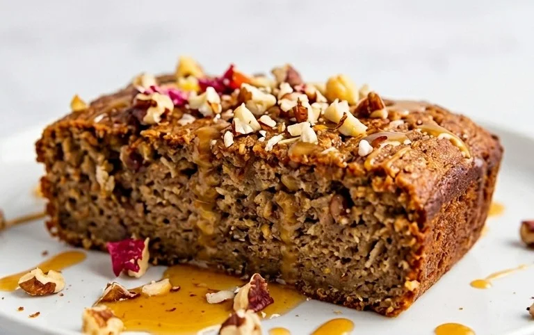 Healthy 5-Ingredient Flourless Banana Bread