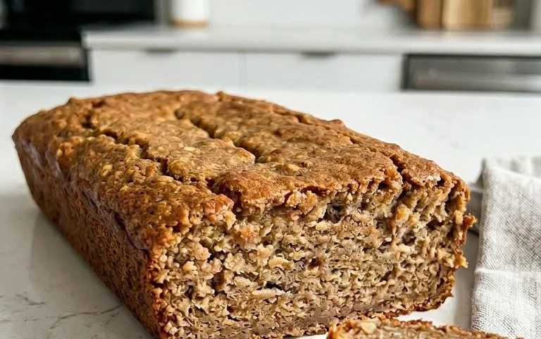 Healthy 5-Ingredient Flourless Banana Bread