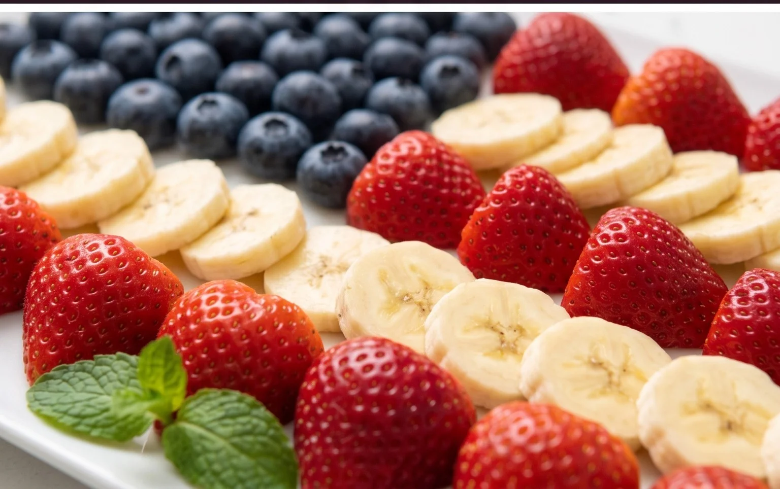 4th of July Fruit Platter Idea | How to Make an American Flag