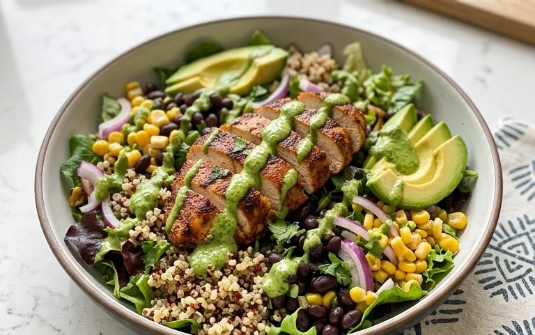 Peruvian Grilled Chicken Salad