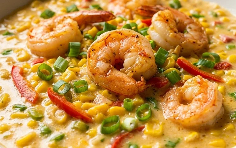 Shrimp and Creamed Corn (30 Minutes, One-Pan)