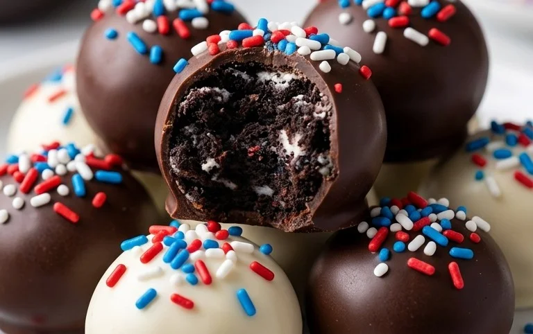Patriotic Oreo Balls