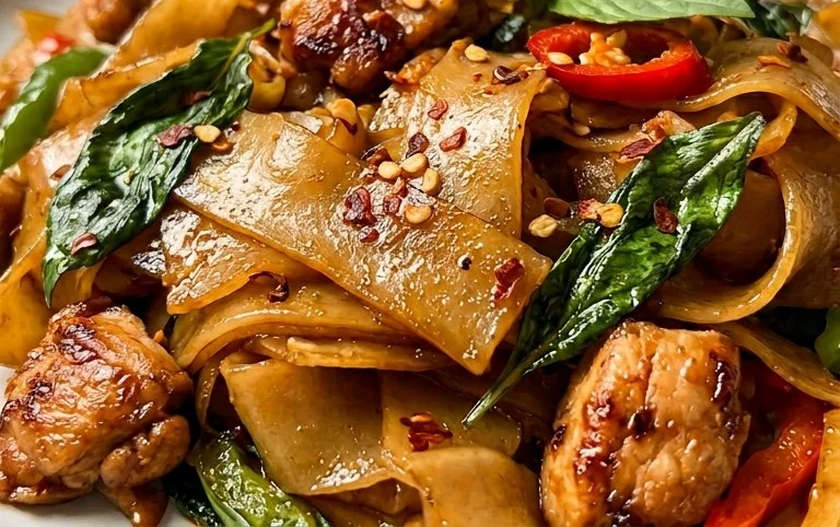 Drunken noodles
