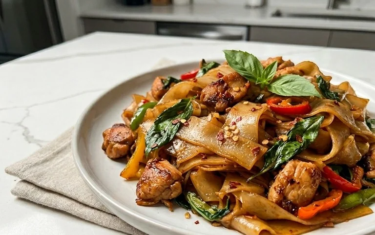 Drunken noodles
