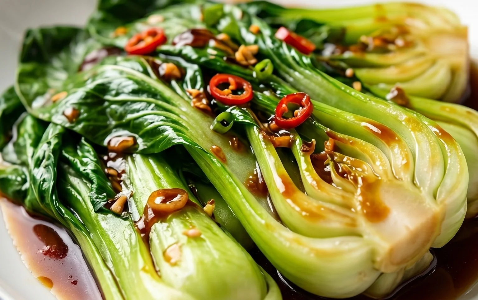 Bok Choy with Oyster Sauce