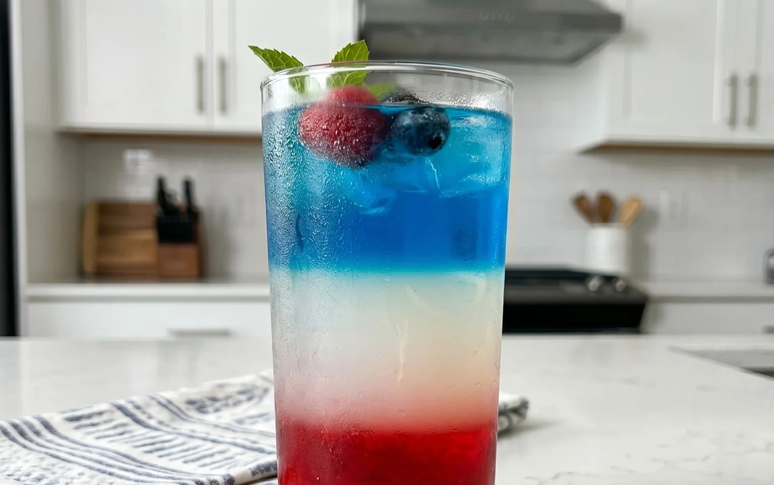 July 4th Layered Drinks Recipe