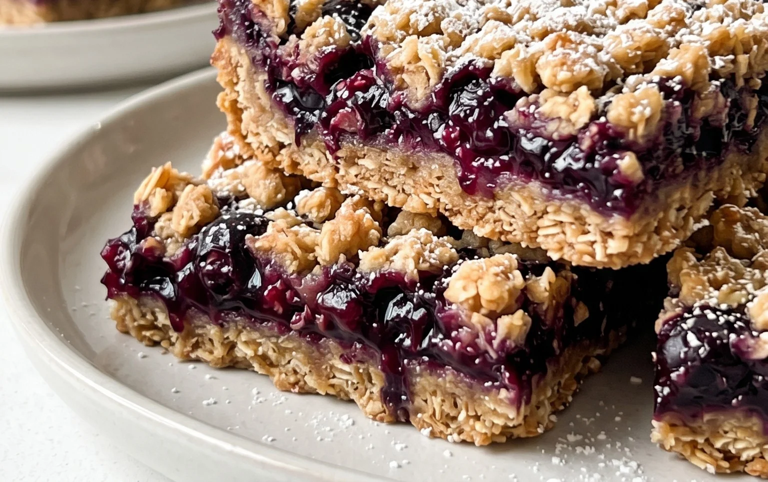 Blueberry Oatmeal Bars