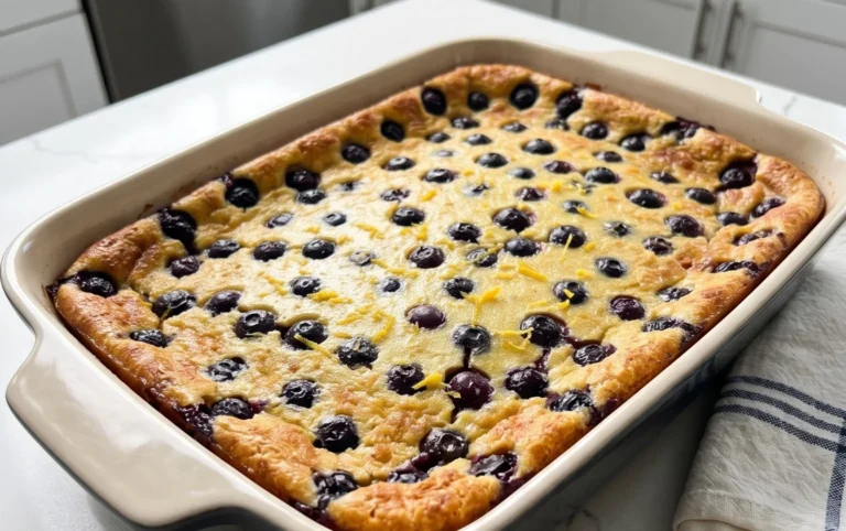 Lemon Blueberry Clafoutis