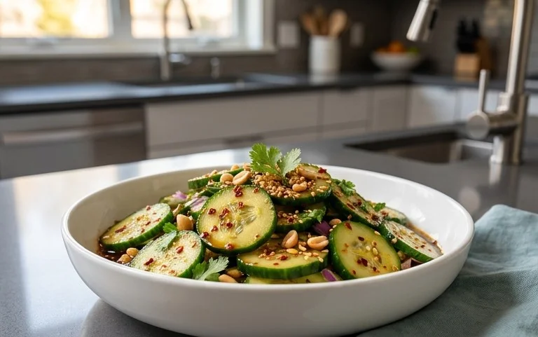 Spicy Asian Cucumber Salad