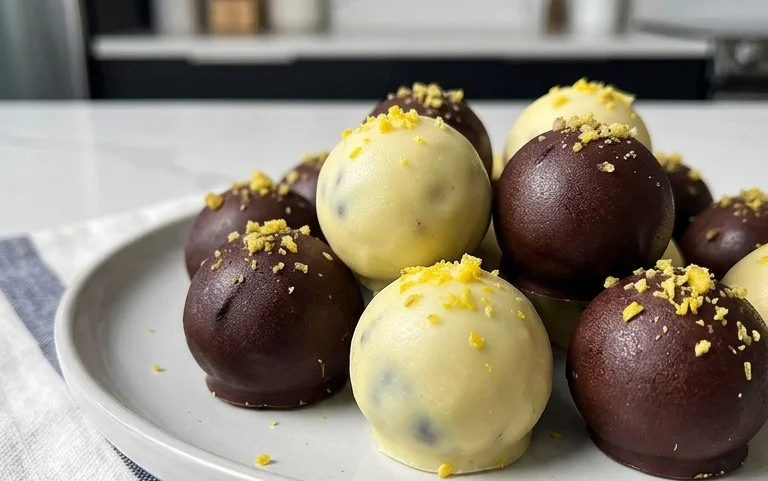 LEMON BLUEBERRY TRUFFLES 