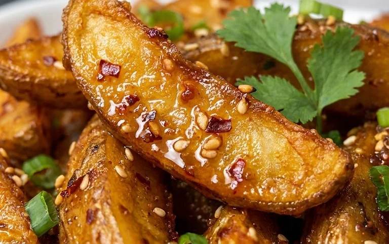 Crispy Honey Chilli Potatoes