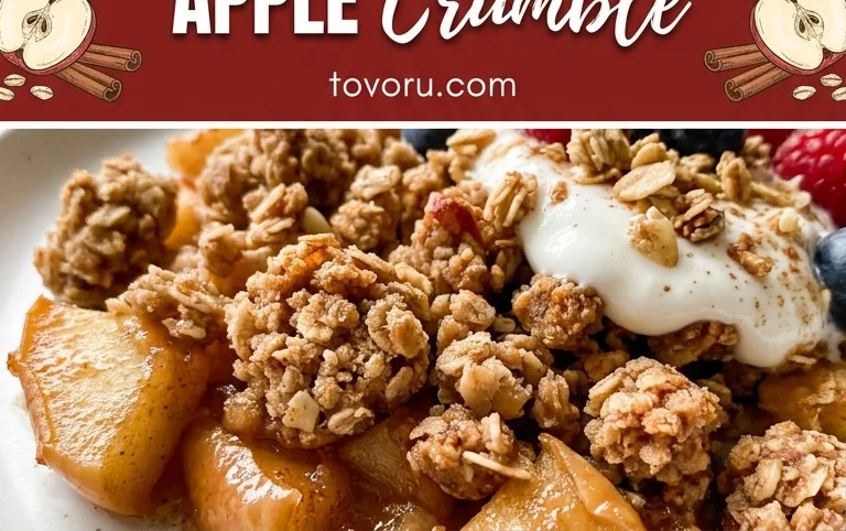 Healthy Breakfast Apple Crum extractble